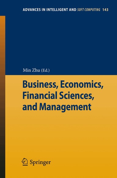 Min Zhu - Business, Economics, Financial Sciences, and Management, Häftad