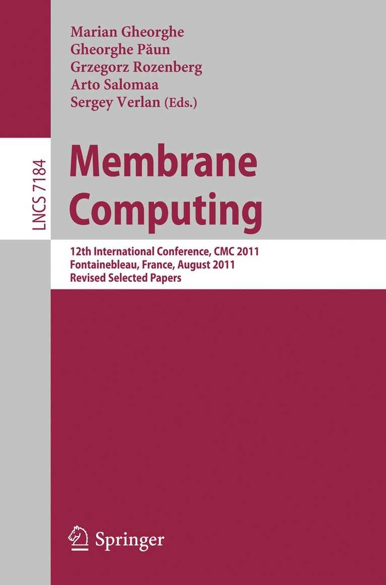 Membrane Computing 1