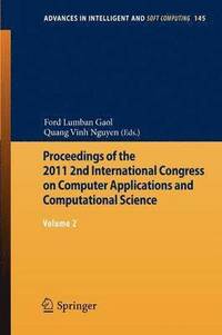 bokomslag Proceedings of the 2011 2nd International Congress on Computer Applications and Computational Science