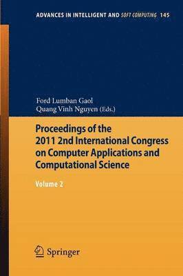 Proceedings of the 2011 2nd International Congress on Computer Applications and Computational Science 1
