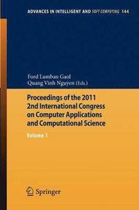 bokomslag Proceedings of the 2011 2nd International Congress on Computer Applications and Computational Science