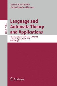 bokomslag Language and Automata Theory and Applications