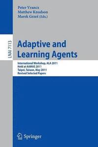 bokomslag Adaptive and Learning Agents
