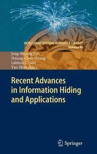 bokomslag Recent Advances in Information Hiding and Applications