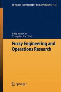 bokomslag Fuzzy Engineering and Operations Research