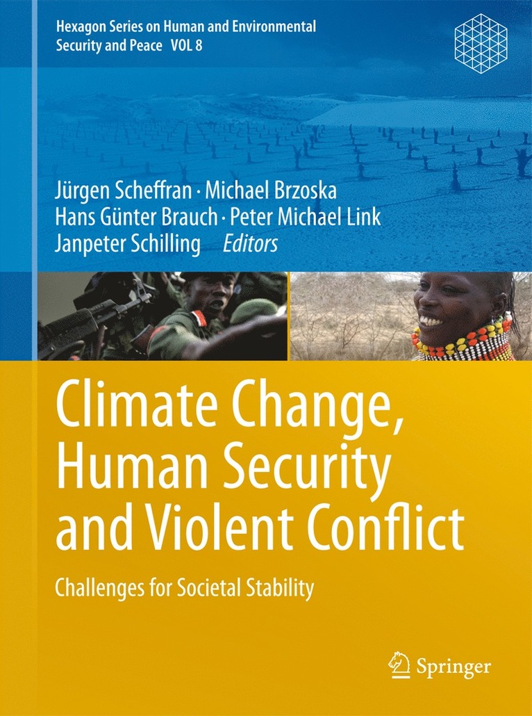 Jürgen Scheffran, Michael Brzoska, Hans Günter Brauch, Peter Michael Link, Janpeter Schilling - Climate Change, Human Security and Violent Conflict, Inbunden