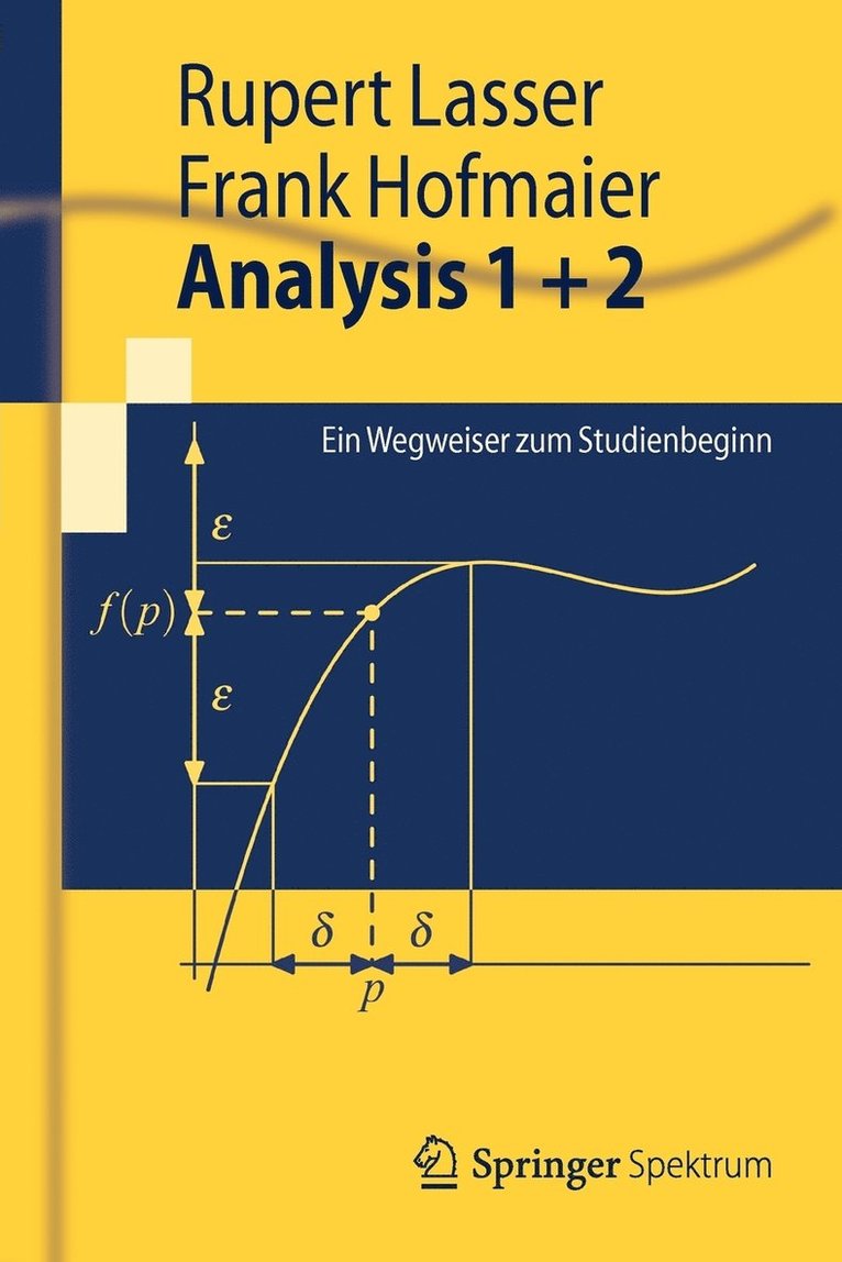 Rupert Lasser, Frank Hofmaier - Analysis 1 + 2, Häftad