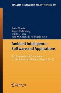 bokomslag Ambient Intelligence - Software and Applications