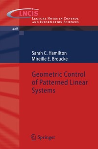 bokomslag Geometric Control of Patterned Linear Systems