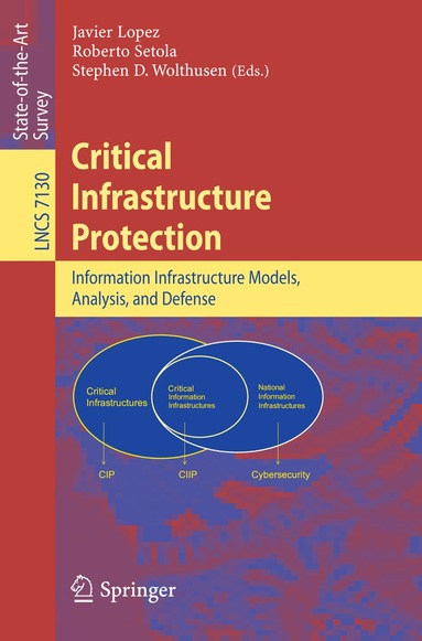 Javier Lopez, Roberto Setola, Stephen Wolthusen - Critical Infrastructure Protection, Häftad