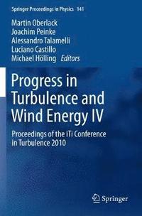 bokomslag Progress in Turbulence and Wind Energy IV