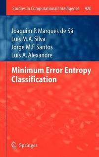 bokomslag Minimum Error Entropy Classification