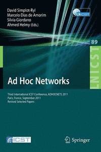 bokomslag Ad Hoc Networks