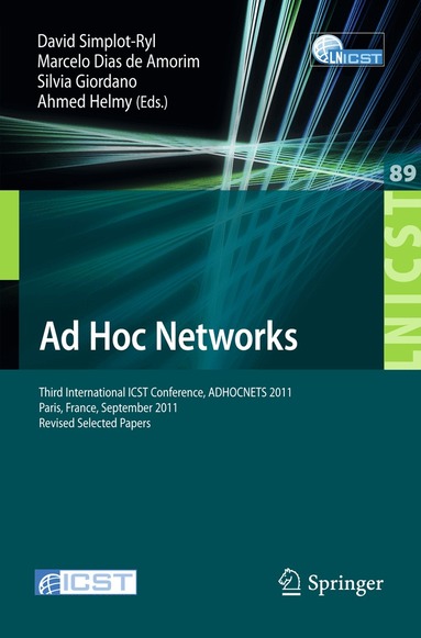 David Simplot-Ryl, Marcelo Dias de Amorim, Silvia Giordano, Ahmed Helmy - Ad Hoc Networks, Häftad