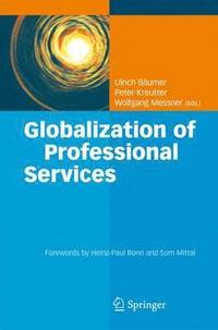 bokomslag Globalization of Professional Services