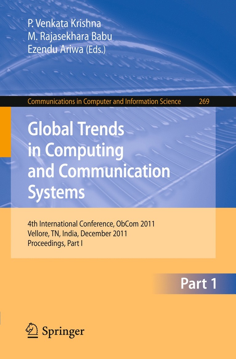 Global Trends in Computing and Communication Systems 1