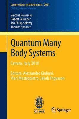 Quantum Many Body Systems 1