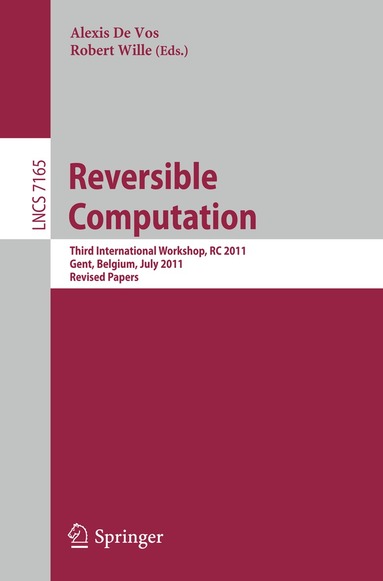 Alexis De Vos, Robert Wille - Reversible Computation, Häftad