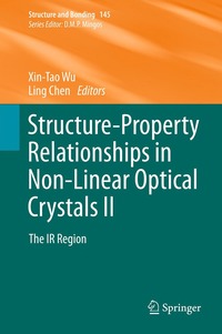 bokomslag Structure-Property Relationships in Non-Linear Optical Crystals II