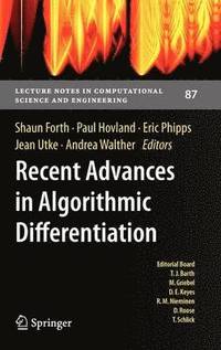 bokomslag Recent Advances in Algorithmic Differentiation