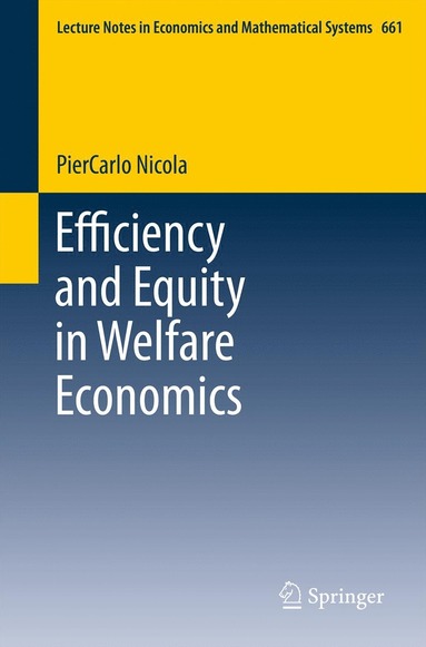 bokomslag Efficiency and Equity in Welfare Economics