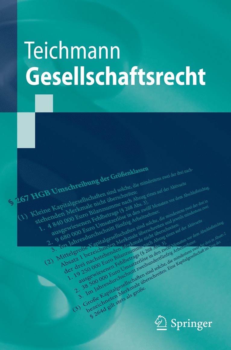Christoph Teichmann - Gesellschaftsrecht, Häftad