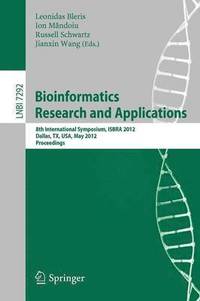 bokomslag Bioinformatics Research and Applications