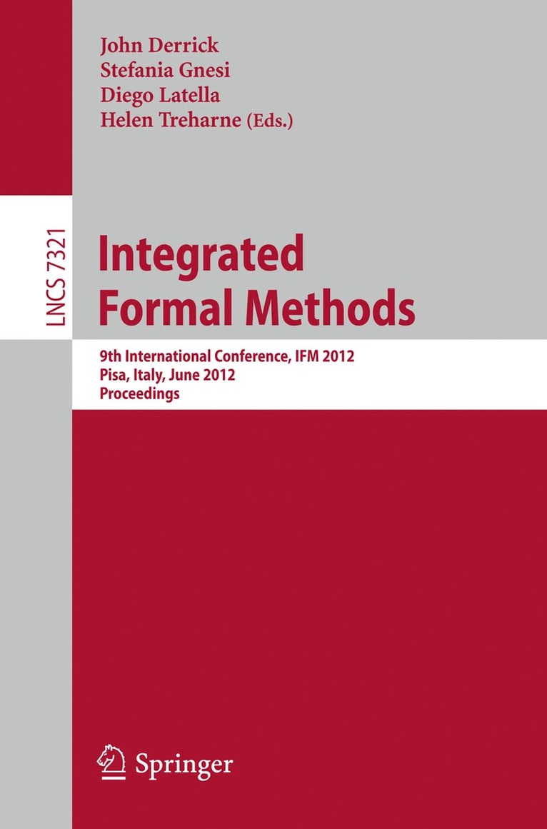 Integrated Formal Methods 1