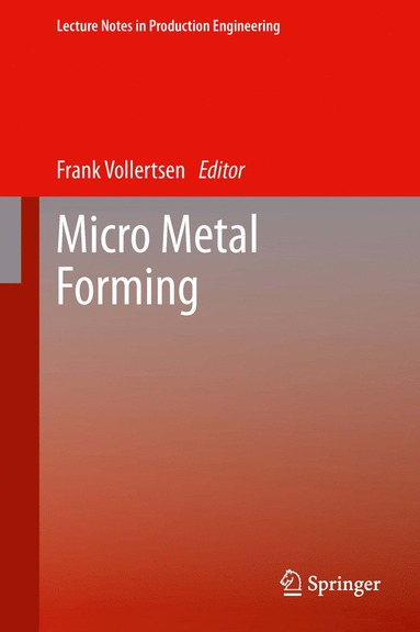 bokomslag Micro Metal Forming