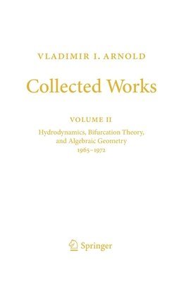 Vladimir I. Arnold, Alexander B. Givental, Boris A. Khesin, Alexander N. Varchenko, Victor A. Vassiliev, Oleg Ya. Viro - Vladimir I. Arnold - Collected Works, Inbunden