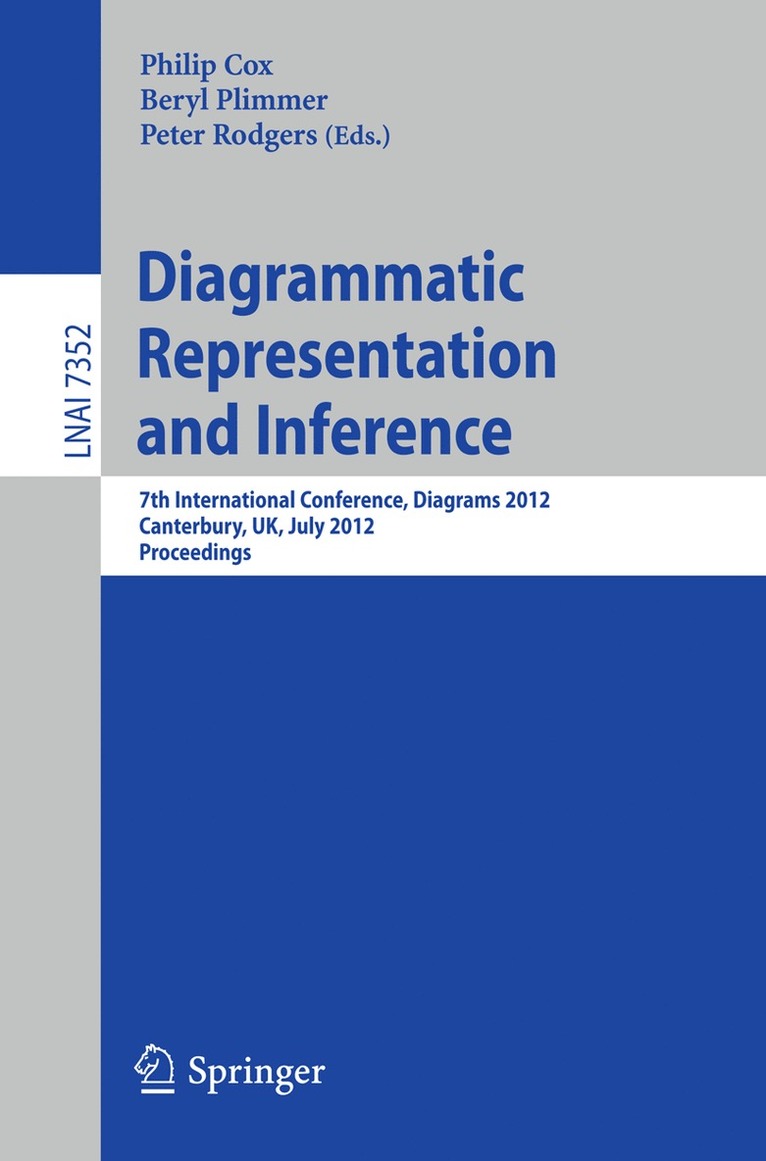 Philip T. Cox, Beryl Plimmer, Peter Rodgers - Diagrammatic Representation and Inference, Häftad