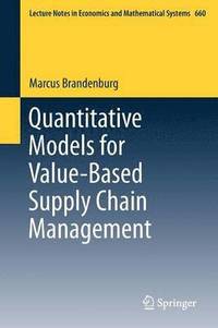 bokomslag Quantitative Models for Value-Based Supply Chain Management