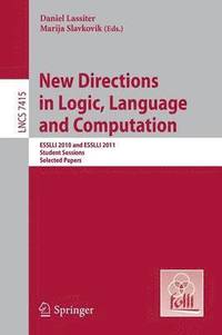 bokomslag New Directions in Logic, Language, and Computation