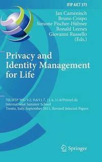 bokomslag Privacy and Identity Management for Life