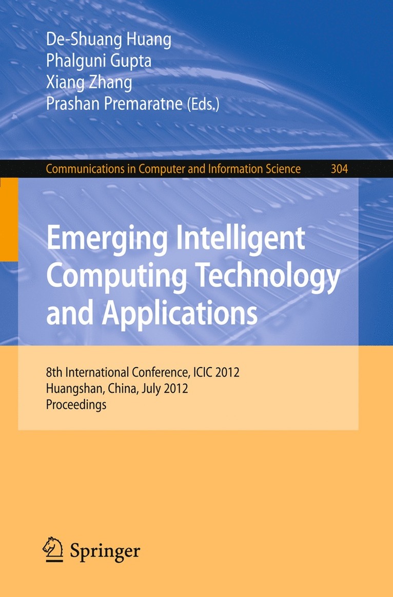 Emerging Intelligent Computing Technology and Applications 1