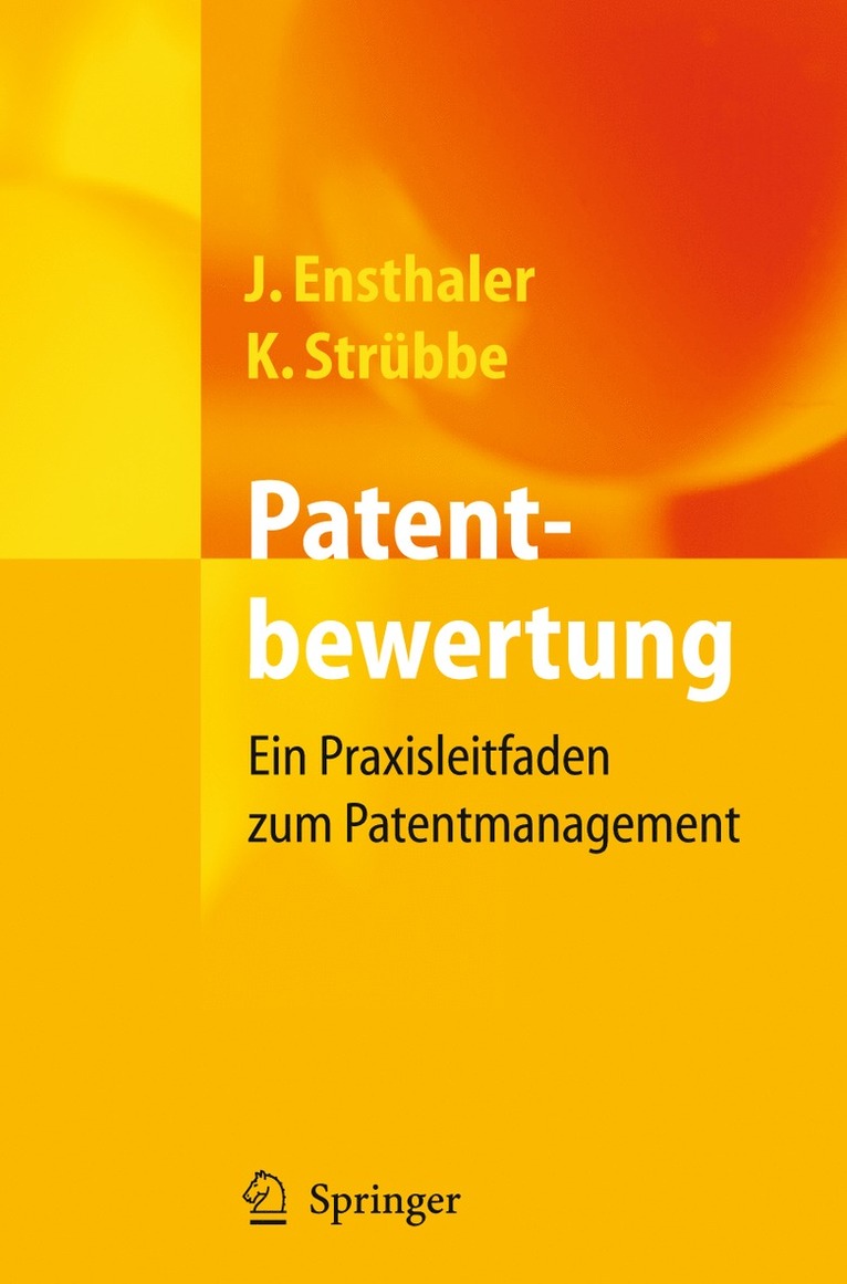 Jürgen Ensthaler, Kai Strübbe, Jurgen Ensthaler, Kai Strubbe - Patentbewertung, Häftad
