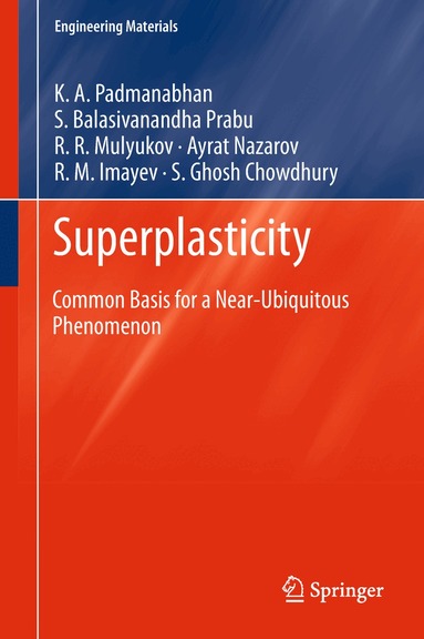 K. A. Padmanabhan, S. Balasivanandha Prabu, R. R. Mulyukov, Ayrat Nazarov, R. M. Imayev, S. Ghosh Chowdhury - Superplasticity, Inbunden