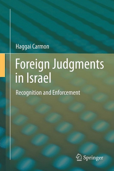 bokomslag Foreign Judgments in Israel