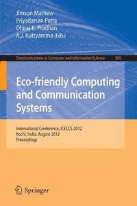 bokomslag Eco-friendly Computing and Communication Systems