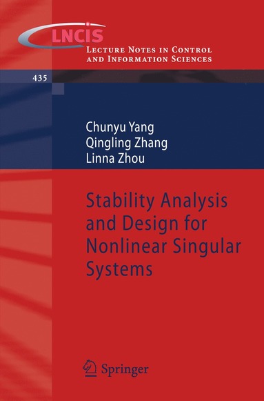 bokomslag Stability Analysis and Design for Nonlinear Singular Systems