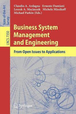 bokomslag Business System Management and Engineering