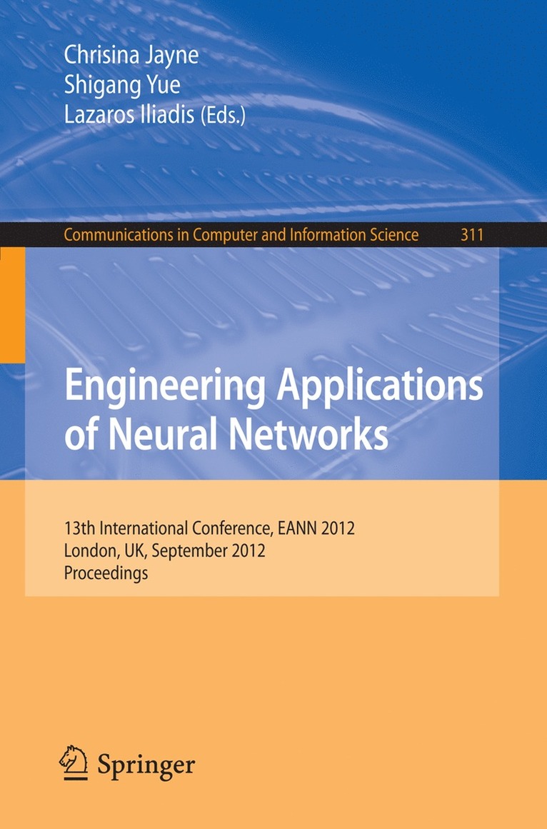 Engineering Applications of Neural Networks 1