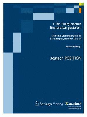 bokomslag Die Energiewende finanzierbar gestalten