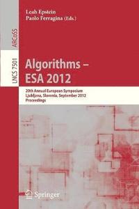 bokomslag Algorithms -- ESA 2012
