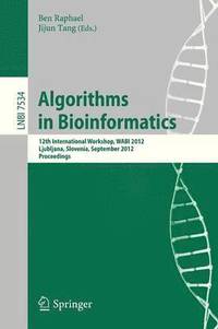 bokomslag Algorithms in Bioinformatics