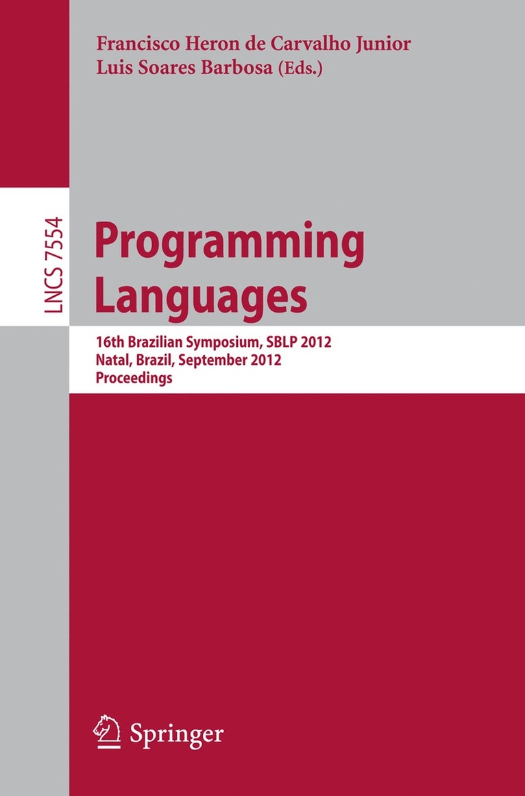 Programming Languages 1