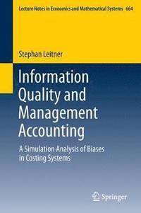 bokomslag Information Quality and Management Accounting