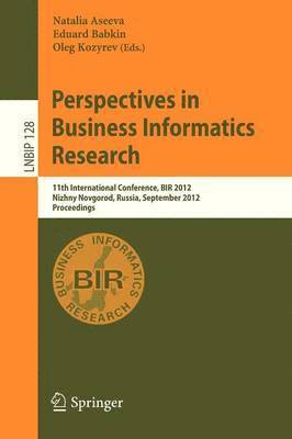 bokomslag Perspectives in Business Informatics Research