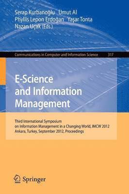 E-Science and Information Management 1