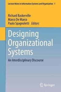 bokomslag Designing Organizational Systems
